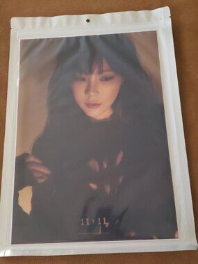 SNSD GIRLS GENERATION TAEYEON 11:11 SEALED A4 DISCONTINUED KPOP